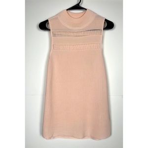 Suger+L!pS Woman’s light Orange Sleeveless Knitted Top Size S
